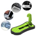 Almohadillas multifuncionales para pedales de umbral de puerta de coche con martillo de seguridad, Pedals Pads with Safety Hammer (Green)