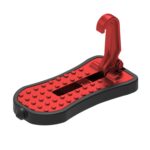 Almohadillas multifuncionales para pedales de umbral de puerta de coche con martillo de seguridad, Pedals Pads with Safety Hammer (Red) - Imagen 2