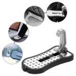 Almohadillas multifuncionales para pedales de umbral de puerta de coche con martillo de seguridad, Pedals Pads with Safety Hammer (Silver)