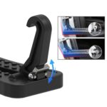Almohadillas multifuncionales para pedales de umbral de puerta de coche con martillo de seguridad, Pedals Pads with Safety Hammer (Red) - Imagen 3