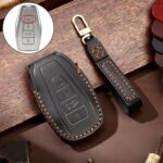 Hallmo - Funda protectora de piel de vaca para llave de coche Geely Emgrand C Style, For Geely Emgrand C Style
