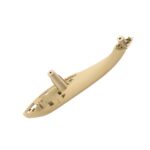 Manija de la puerta del apoyabrazos interior del lado trasero izquierdo del coche para BMW F30 / F35, unidad izquierda y derecha universal, Left Rear (Beige)