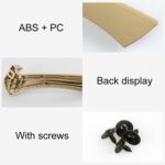 Conjunto de manija de puerta de reposabrazos interior del lado derecho del coche para BMW E90 2005-2012, unidad izquierda y derecha universal, Right Handle Assembly (Black) - Imagen 4