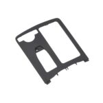 Caja de almacenamiento de Control Central de coche, cubierta cuadrada 2046800107 para Mercedes-Benz Clase C W204 2007-2014, conducción izquierda, Square (Black)