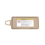 Espejo de maquillaje para visera derecha de primera fila de coche para Mercedes-Benz Clase S W220 1998-2005, conducción izquierda y derecha Universal, Right (Beige)