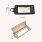 Espejo de maquillaje para visera derecha de primera fila de coche para Mercedes-Benz Clase S W220 1998-2005, conducción izquierda y derecha Universal, Right (Beige) - Imagen 3
