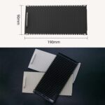 Soporte para vasos de coche, caja de almacenamiento con cremallera enrollable, embellecedor para mercedes-benz W204/W212 2008-2015, For Mercedes-Benz (Grey) - Imagen 3