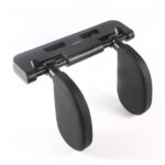 A02 Almohada ajustable para asiento de cojín para descanso del cuello de espuma viscoelástica en forma de U para coche, A02 (Black)