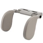 A03 Almohada ajustable para asiento de cojín para descanso del cuello de espuma viscoelástica en forma de U para coche, A03 (Grey)