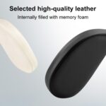 A03 Almohada ajustable para asiento de cojín para descanso del cuello de espuma viscoelástica en forma de U para coche, A03 (Brown) - Imagen 3
