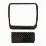 2 en 1 Coche de fibra de carbono Caja de almacenamiento del asiento del asiento del pasajero delantero Pegatina decorativa para Buick Regal 2017-2021 - Imagen 2
