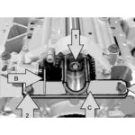 ZK-012 COCE M20 Balance Bomba de aceite Kit de herramientas de alineación para BMW 320i N20 N26 - Imagen 4