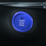 Botón de arranque de motor de coche, pegatina embellecedora de anillo exterior, decoración para Mazda Axela CX-30 2020, Outside Ring for Mazda Axela CX-30 2020 (Blue) - Imagen 4