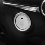 Botón de arranque de motor de coche, pegatina embellecedora de anillo exterior, decoración para Mazda Axela CX-30 2020, Outside Ring for Mazda Axela CX-30 2020 (Silver) - Imagen 4