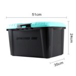 3R-2001 Caja de almacenamiento para automóvil / hogar Caja sellada, Capacidad: 30L, 30L (Blue) - Imagen 2