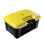 3R-2001 Caja de almacenamiento para automóvil / hogar Caja sellada, Capacidad: 30L, 30L (Yellow)