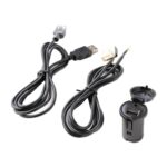 Cable de adaptador de audio USB RD45 USB / AUX para CITROEN C2 / C5 / PEUGEOT 207/307/408/508/4007