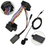 Cable de audio Bluetooth Aux Bluetooth de coche + MIC para BMW E60