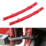 Correa de cuerda trenzada con límite de puerta larga para coche para Jeep Wrangler, Long (Red)