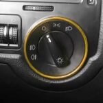 Anillo decorativo del interruptor de los faros del coche para Volkswagen Golf