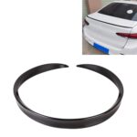 Labio de alerón lateral del ala trasera de plástico modificado con automóvil, negro