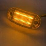 10 PCS MK-019 Coche / Camión 6LEDs Luces indicadoras de posición lateral Lámpara de bombilla, MK-019 (Yellow Light) - Imagen 3