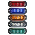 5 PCS MK-087 Coche / Camión 4LEDs Luces indicadoras de posición lateral Lámpara de bombilla, MK-087(Green Light) - Imagen 2