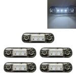 5 PCS MK-327 Coche / Camión 3LEDs Luz indicadora de posición lateral Luz trasera, MK-327(White Light)
