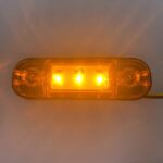 5 PCS MK-327 Coche / Camión 3LEDs Luz indicadora de posición lateral Luz trasera, MK-327(Yellow Light) - Imagen 2