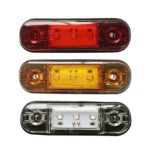 5 PCS MK-327 Coche / Camión 3LEDs Luz indicadora de posición lateral Luz trasera, MK-327(Yellow Light) - Imagen 3