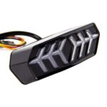 2 uds KC670 luz trasera de freno de señal de giro intermitente integrada para motocicleta Honda MSX125 CBR650F CTX700, KC670 - Imagen 3