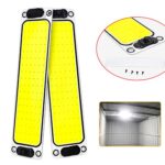 2 PCS ZS-3343 DC12-24V High Bright 108 COB Lamp Beads Car Dome Light Cabin Light Bar