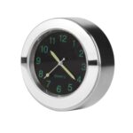 Reloj de cuarzo con manillar para motocicleta, 2 uds., 22-25mm, con cerradura, Quartz Watch (Silver) - Imagen 3