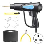 Alicates del equipo de reparación del parachoques del coche de la soldadora plástica de la grapadora caliente 70W, enchufe del Reino Unido