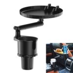 Portavasos de agua con rotación de 360 grados para coche, mesa de comedor multifuncional