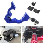 Cerradura de manija de acelerador de aleación de aluminio para motocicleta, Throttle Handle Lock (Blue)