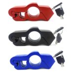 Cerradura de manija de acelerador de aleación de aluminio para motocicleta, Throttle Handle Lock (Red) - Imagen 2
