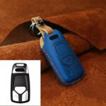 Para la funda protectora para llave de cuero de vaca de la serie Audi, versión A 2016-2017, For Audi, A Version