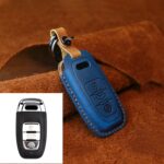 Para la funda protectora para llave de cuero de vaca de la serie Audi, versión B 2011-2018, For Audi, B Version