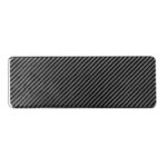 Etiqueta engomada decorativa del Panel inferior del volante de fibra de carbono del coche para Toyota Highlander 2014-2019, conducción izquierda