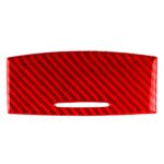 Etiqueta engomada decorativa del Cenicero del Panel de engranajes de fibra de carbono del coche para Infiniti Q50 2014-2020, conducción izquierda y derecha, Gear Panel Ashtray