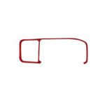 Etiqueta decorativa del marco de navegación de fibra de carbono del coche para Volvo V60 2010-2017, tracción derecha, Navigation Frame , Right Drive