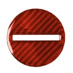 Etiqueta engomada decorativa del logotipo del volante de fibra de carbono del coche para Chevrolet Camaro 2017-2019, conducción izquierda y derecha Universal, Steering Wheel Logo