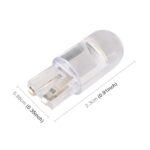 50 Uds T10 DC24V/0,36 W/0.03A luz de liquidación de coche COB lámpara cuentas, DC24V (Ice Blue Light) - Imagen 3