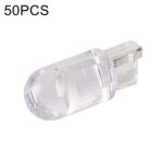 50 Uds T10 DC24V/0,36 W/0.03A luz de liquidación de coche COB lámpara cuentas, DC24V (Blue Light)