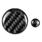 One Set Car Carbon Fibra Central Control Multimedia Pomo decorativo Pegatina decorativa para Mazda 3/6 / CX-9 / CX-5, unidad izquierda y derecha Universal
