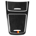 Pegatina decorativa de fibra de carbono para coche, color alemán, para panel de control central, para Mercedes-Benz A Class 2013-2018 / CLA 2013-2017 / GLA 2013-2017, Universal