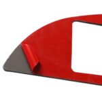 Etiqueta engomada decorativa del panel del soporte de la taza de agua de la fibra de carbono del coche para Lexus RX300 / 270 / 200T / 450h 2016-2019, conducción a la izquierda - Imagen 4