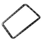 Etiqueta engomada decorativa de la salida de aire del tablero de instrumentos de fibra de carbono del coche para Lexus NX200 / 200t / 300h 2014-2021, unidad universal izquierda y derecha - Imagen 3