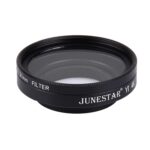 JUNESTAR para Xiaomi Xiaoyi Yi II 4K Cámara de acción deportiva Filtro UV profesional de 37 mm + Tapa protectora de lente - Imagen 2
